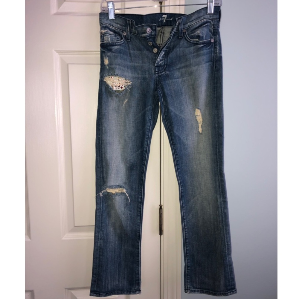 7 For All Mankind “Rickie” Embellished Jean